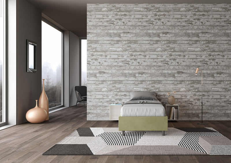 Letto Singolo Azelia Tè Verde Varie Misure-2