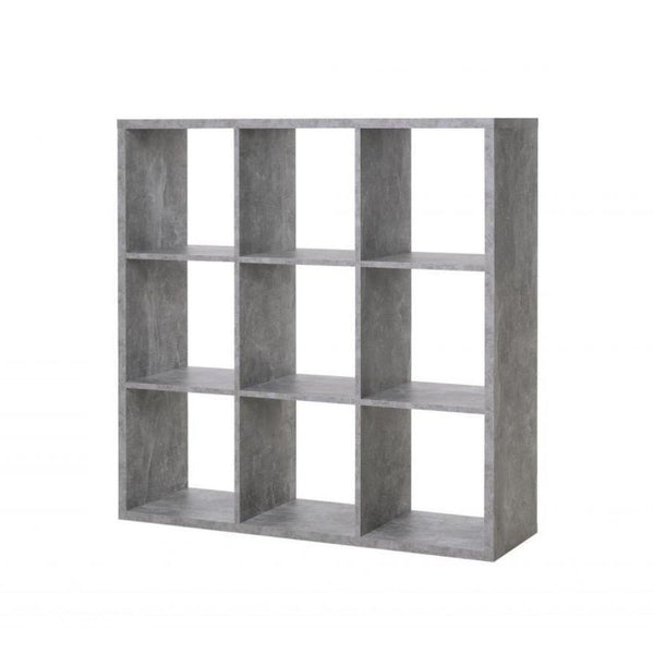 Libreria divisorio 107x33x107 cm beton grigio cemento prezzo