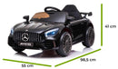 Macchina Elettrica per Bambini 12V con Licenza Mercedes GTR Small AMG Nera-5
