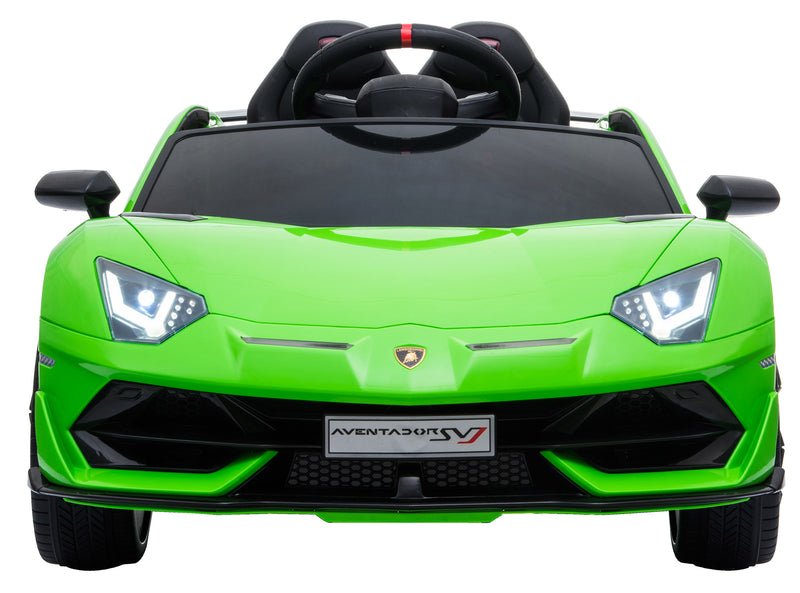 Macchina Elettrica per Bambini 12V Lamborghini Aventador Verde-2