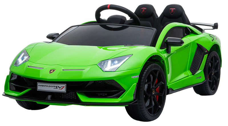 Macchina Elettrica per Bambini 12V Lamborghini Aventador Verde-3