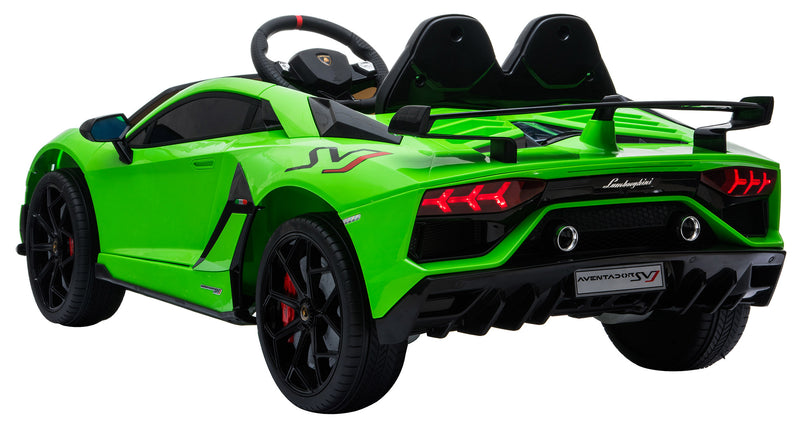 Macchina Elettrica per Bambini 12V Lamborghini Aventador Verde-5