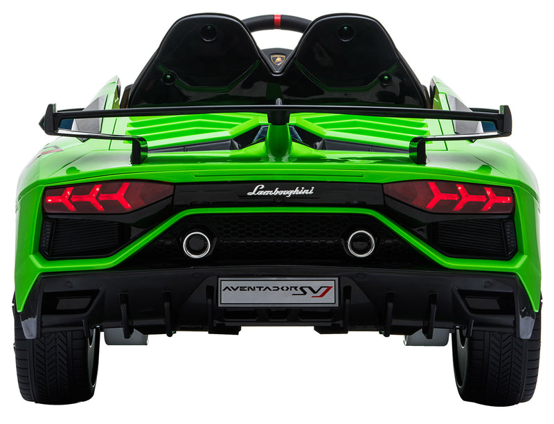 Macchina Elettrica per Bambini 12V Lamborghini Aventador Verde-6