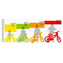 Bicicletta per Bambino 12” 1 Freno Gomme in EVA Hot Wheels Blu-6