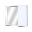 Mobile bagno Ponza 1 con specchio bianco lucido-1