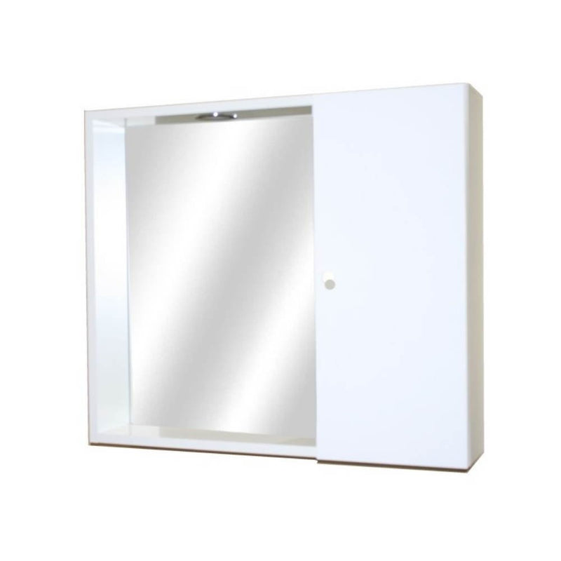 Mobile bagno Ponza 1 con specchio bianco lucido-1