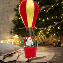 Babbo Natale con Mongolfiera H60 cm con Luci e Suoni-3