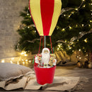 Babbo Natale con Mongolfiera H80 cm con Luci e Suoni-3