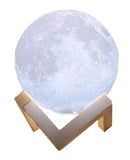 Lampada da Tavolo a LED 3D Accensione Touch a Forma di Luna-1
