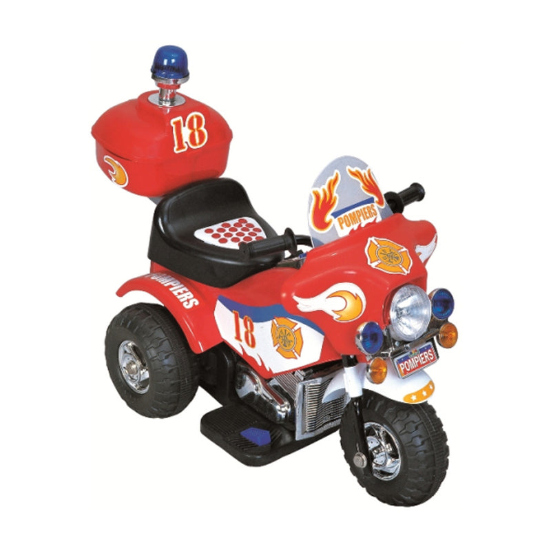 Moto Elettrica per Bambini 6V Police Rossa-1