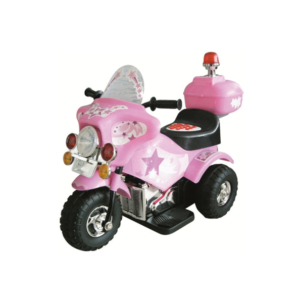 Moto Elettrica per Bambini 6V Police Rosa prezzo