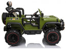 Macchina Elettrica per Bambini 2 Posti Maxi Fuoristrada 12V Happy Kids Verde-5