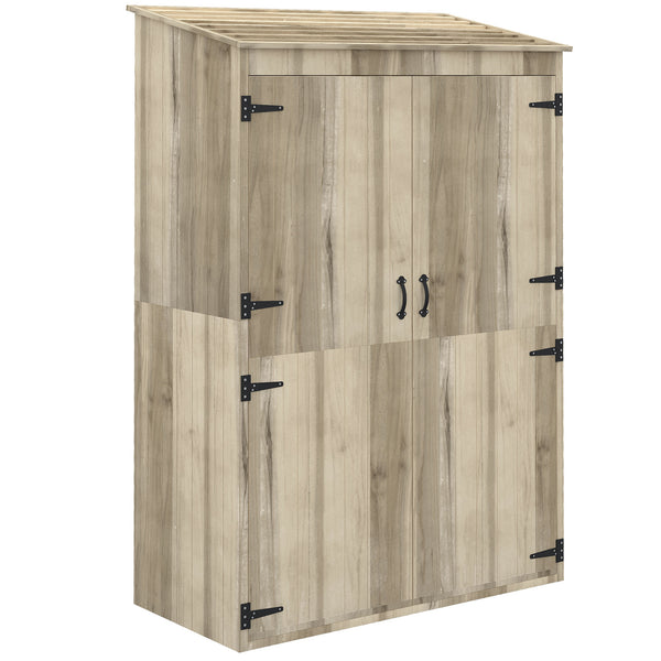 online Casetta Box da Giardino 120x57x183 cm in Legno Naturale