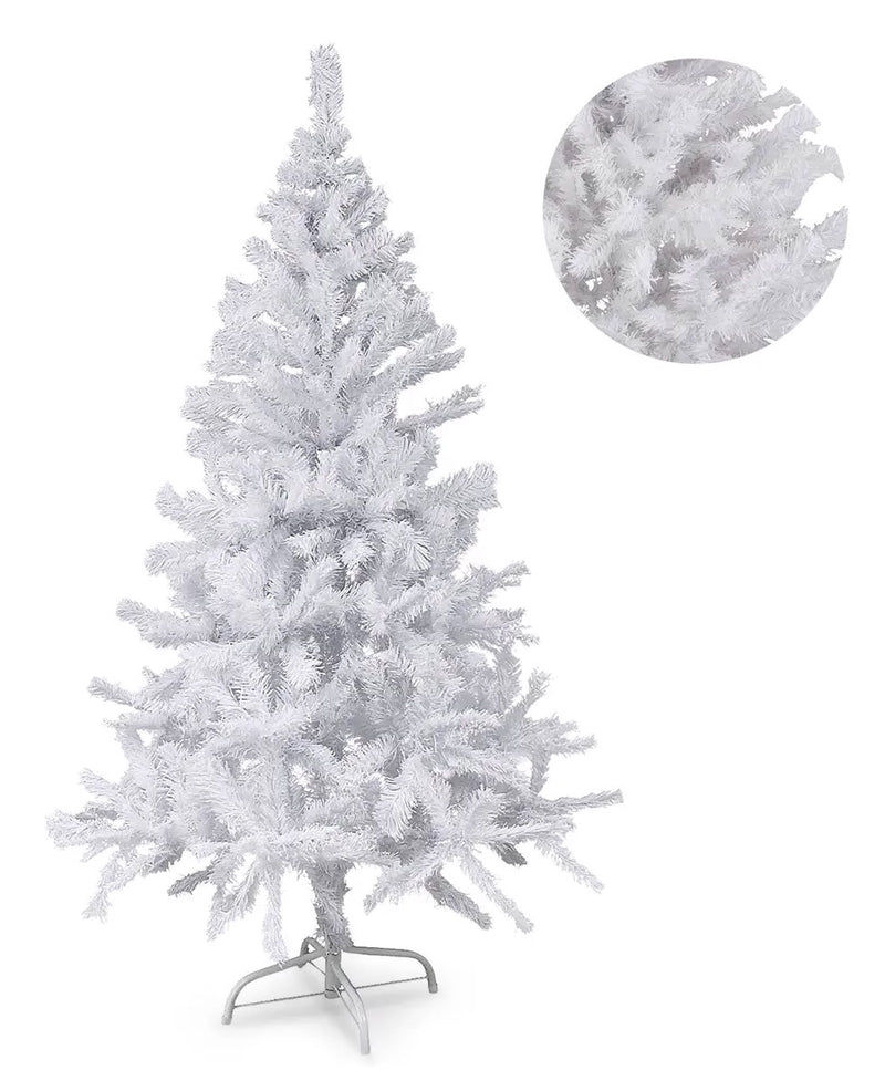Albero di Natale Artificiale 120 Punte 120 cm Bianco-4