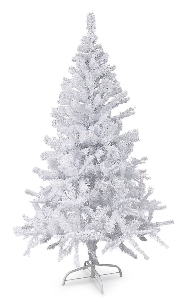 Albero di Natale Artificiale 120 Punte 120 cm Bianco-3