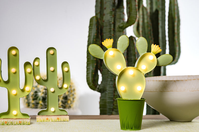 Lampada Cactus con Luci H 29 cm-5