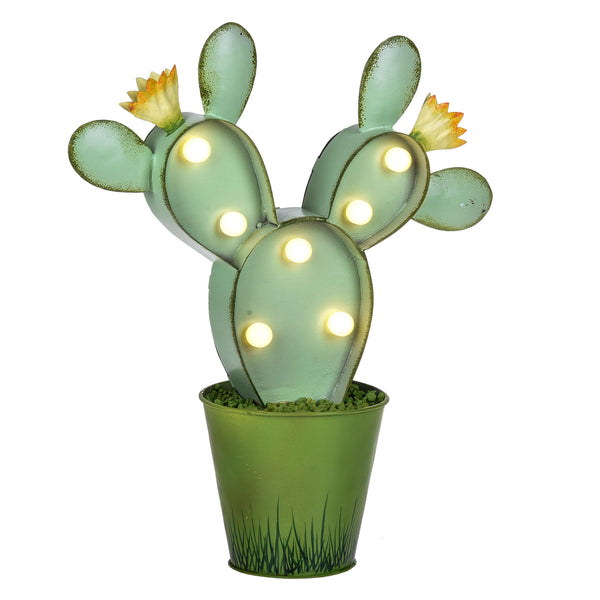 Lampada Cactus con Luci H 29 cm-1