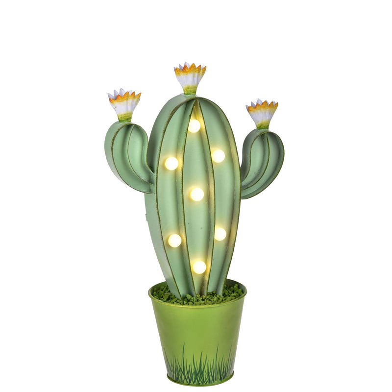 Lampada Cactus con Luci H 24 cm-1