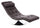 Poltrona Chaise Longue 180x60x90 cm in Similpelle Sleeper Grigio Vintage
