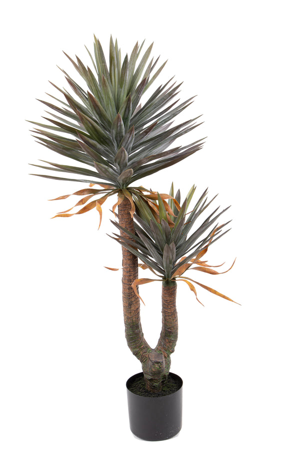 online Pianta Artificiale Yucca in Vaso con 2 Diramazioni H 142 cm