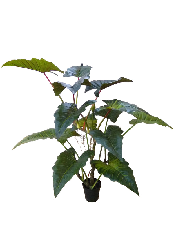online Pianta Artificiale Colocasia Esculenta con Vaso H 80 cm