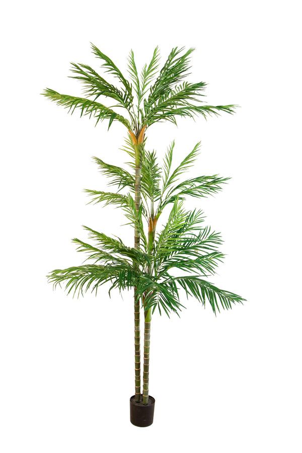 Pianta Artificiale Areca Palm a 3 Diramazioni con Vaso H 270 cm online
