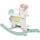 Cavallo a Dondolo per Bambini 68x27x47,5 cm con Maniglie e Pedali in MDF