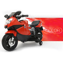Moto Motocicletta Elettrica per Bambini 6V Kidfun Sportiva Rossa-3