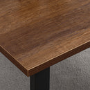 Tavolino da Caffè 100x60x50 cm  in MDF e Acciaio Nero-8