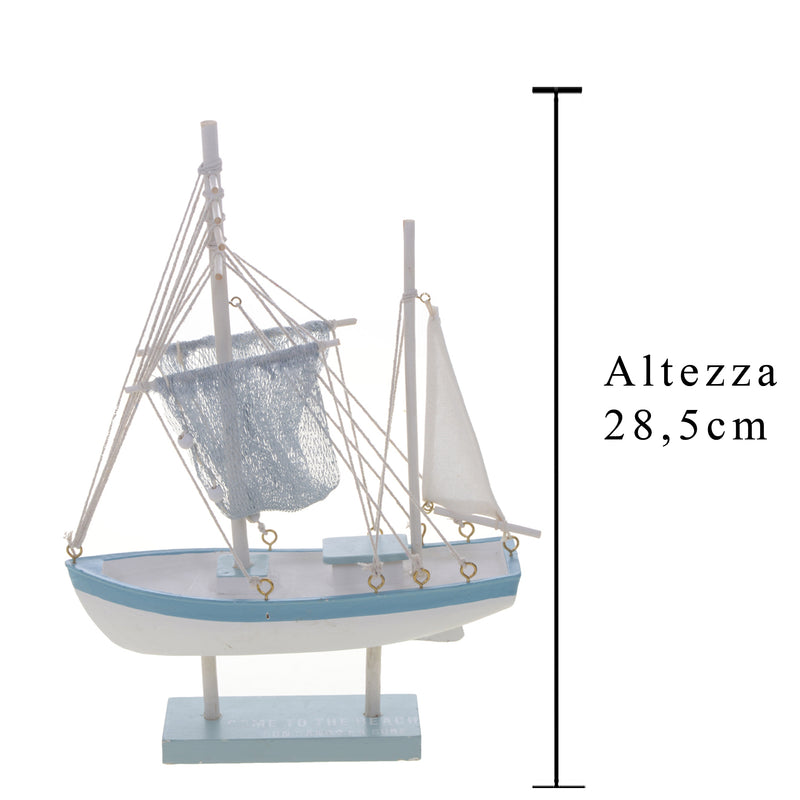 Modellino Barca Pescatori Larghezza 39 cm-2