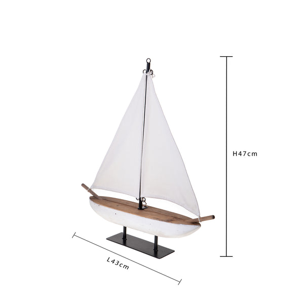 prezzo Modellino Barca a Vela 43x85 H 47 cm