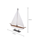 Modellino Barca a Vela 53x105 H 58 cm -3
