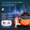 Macchina Elettrica per Bambini 12V con Licenza Lamborghini V12 Vision Gran Turismo Arancione-6