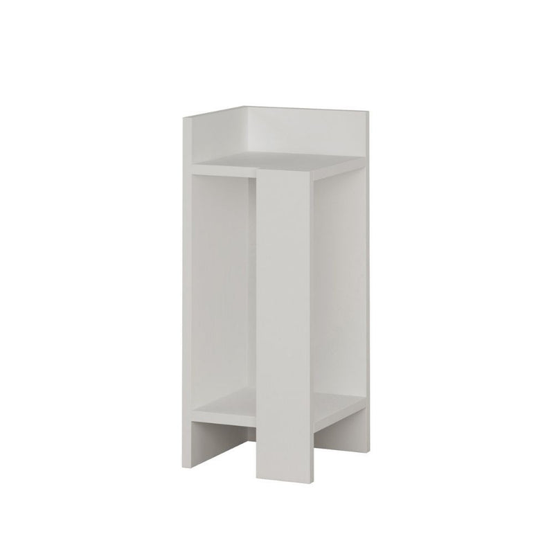 Tavolino di design 25x25x60 cm Elos bianco sinistro-2