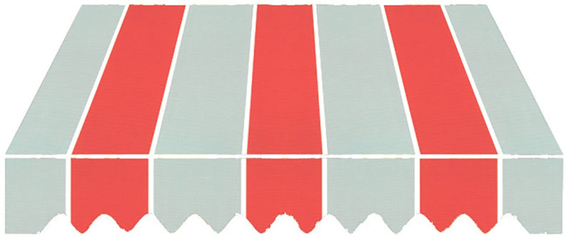 Tenda da Sole a Caduta 2x2,5m Tessuto in Poliestere Disegno P3011-1