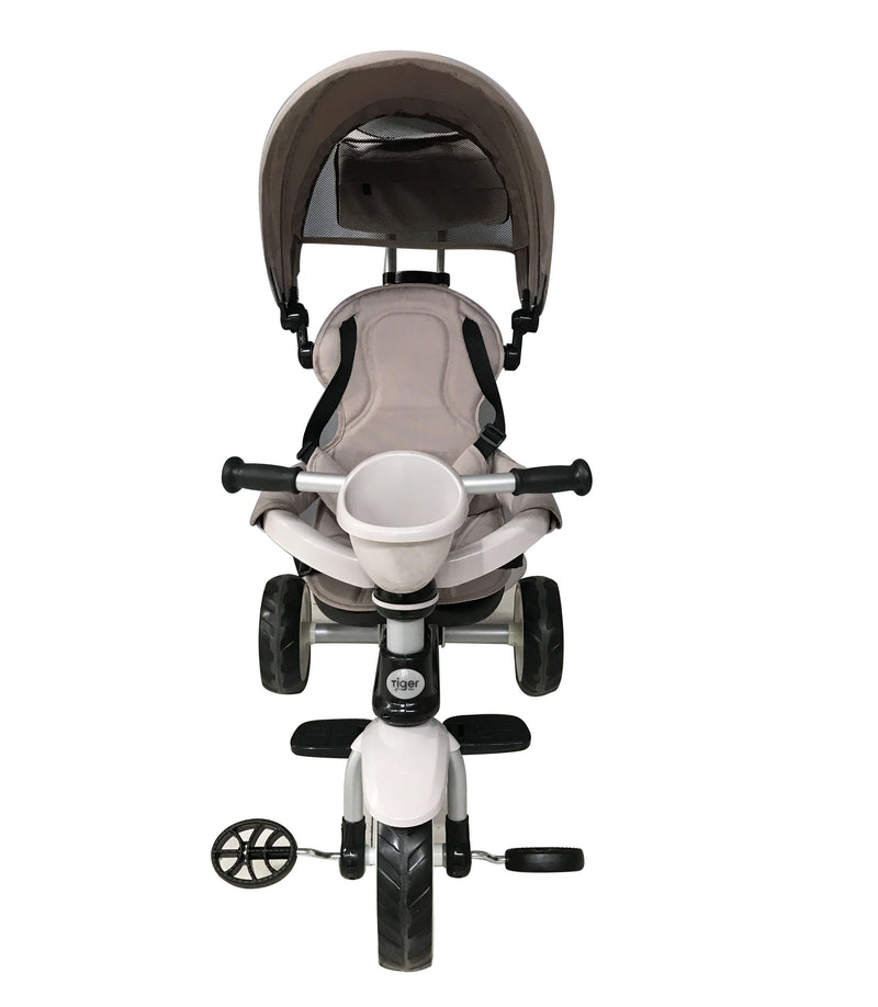 Passeggino Triciclo per Bambini Passeggino Comfort 4 in 1 Happy Kids Beige-2