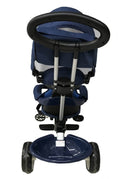 Passeggino Triciclo per Bambini Passeggino Comfort 4 in 1 Happy Kids Blu-2