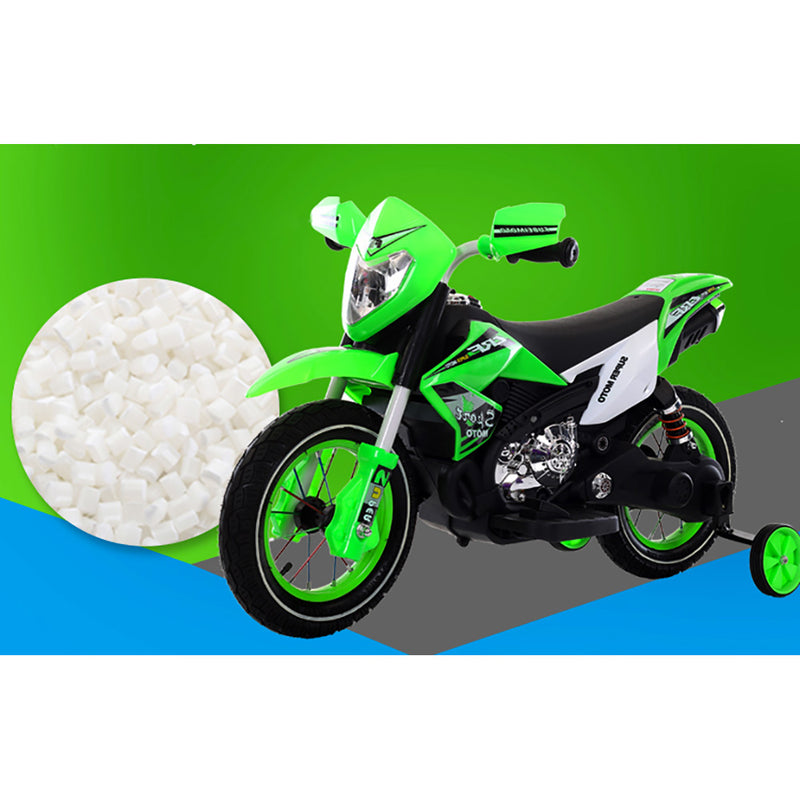 Moto Motocicletta Elettrica per Bambini 6V Kidfun Motocross Verde-4