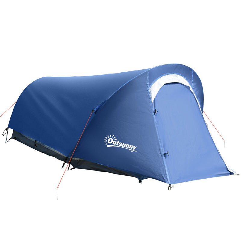 Tenda da Campeggio 265x140x95 cm con Gancio Interno e Finestre a Rete  Azzurra – acquista su Giordano Shop