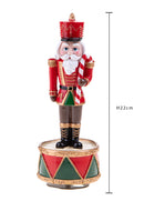 Carillon Soldato Schiaccianoci di Natale 22 cm-5