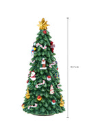 Albero di Natale con musica e movimento 21 cm in Resina-6