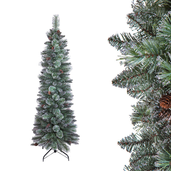 online Albero di Natale Artificiale H180 cm Abete Slim S333 Tips Verde
