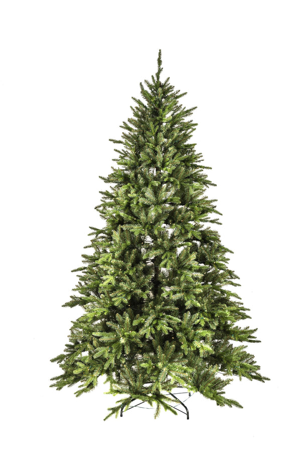 Albero di Natale Artificiale H200 cm Abete Nebraska con 340 Led 2314 Tips Verde online