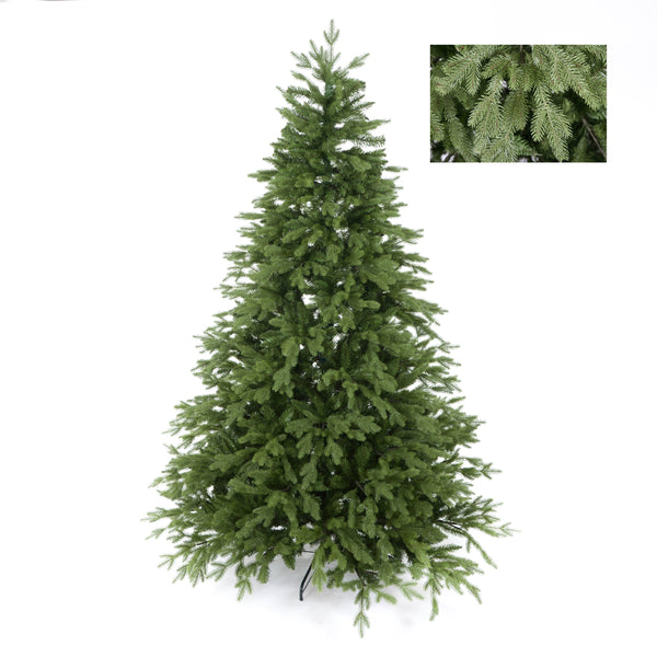 Albero di Natale Artificiale H365 cm Abete Cervino Large 5500 Tips Verde sconto